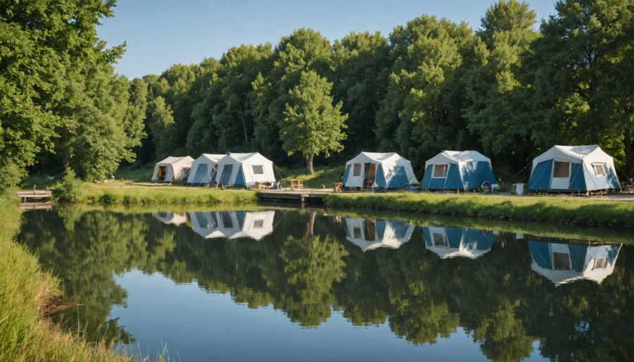 Campings aan het water in de drôme voor een ontspannen vakantie